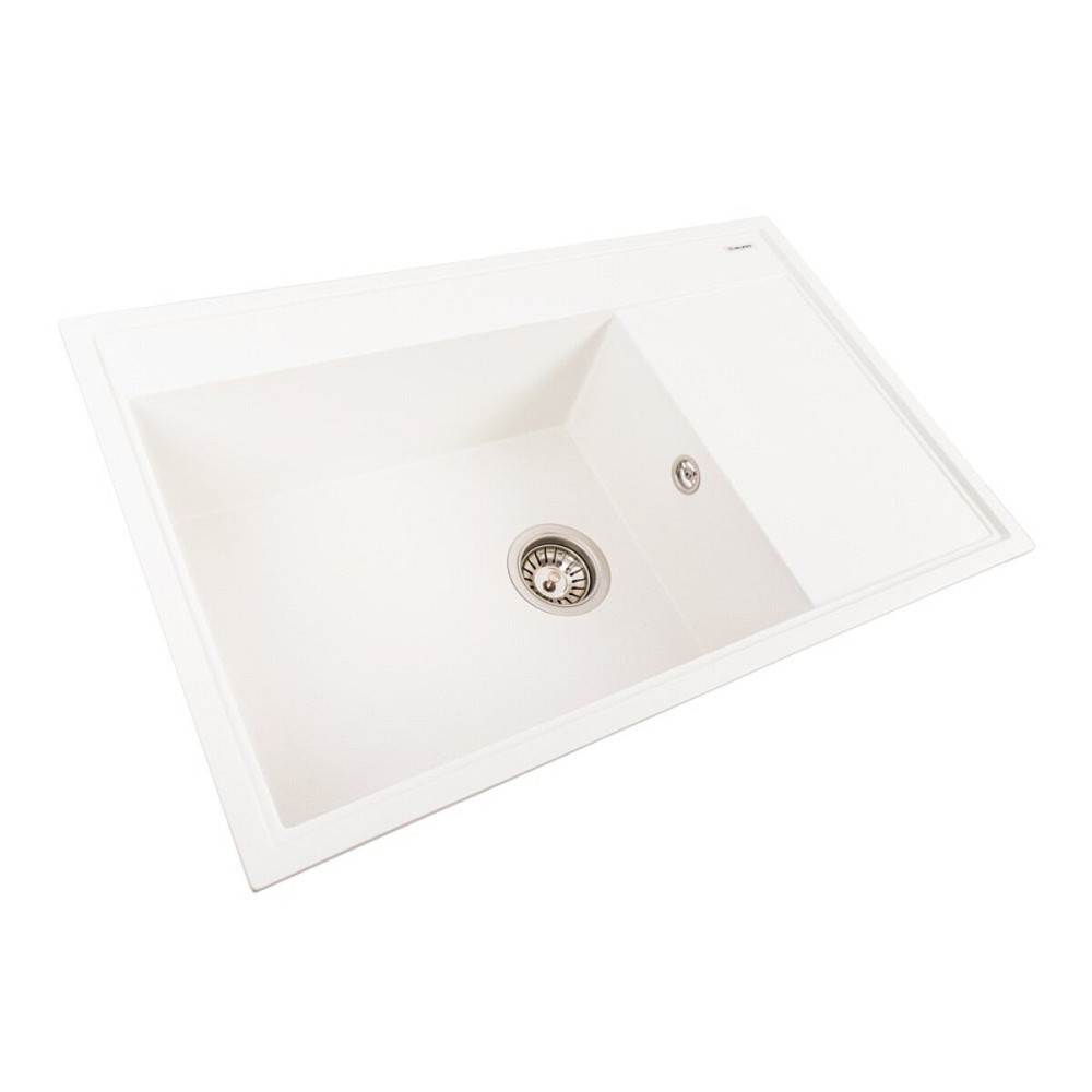 VALESO Гранітна мийка для кухні VALESO AZURIT 7950 матова Білосніжна Киев - изображение 2