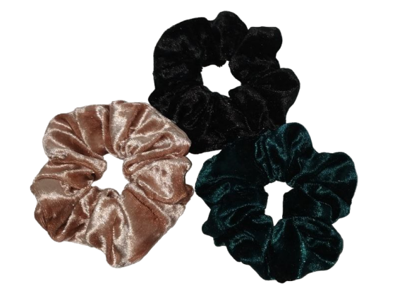 Набір гумок для волосся велюровий Ассорті Харків