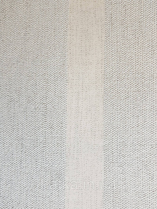 Обои виниловые на флизелине Marburg 31821 New modern полосы широкие узкие голубые светло серые под мешковину Киев - изображение 3