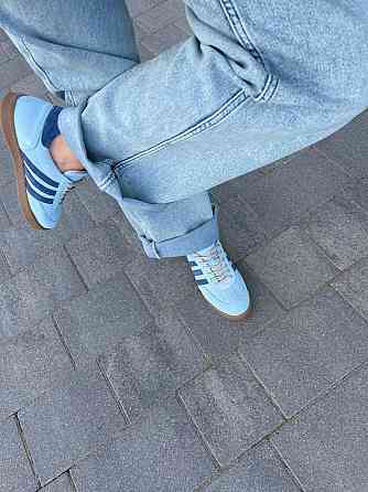 Кеди жіночі M.KRAFT блакитні натуральна замша низький хід (5420) Коломия