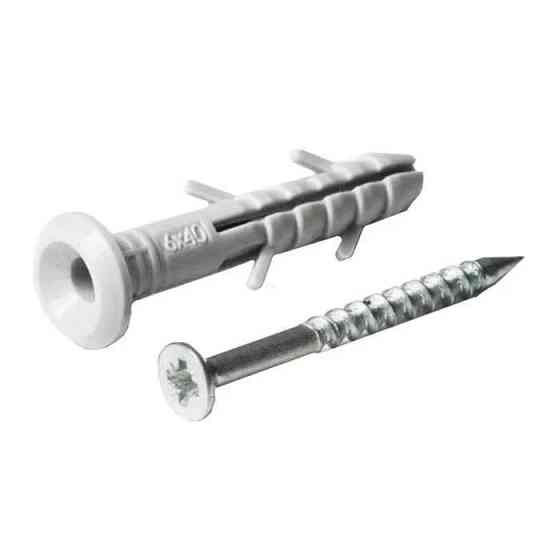 Дюбель-гвоздь швидкого монтажу, грибок 6* 100 (100 шт.) Харків