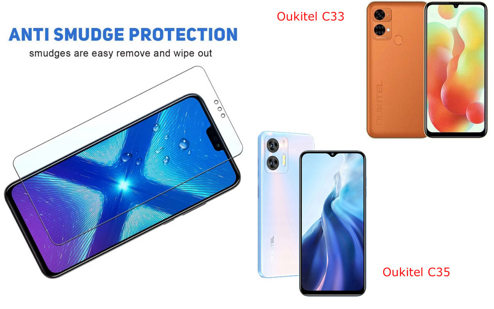 Защитное стекло NeoGlass для Oukitel C33, Oukitel C35 – ультрапрозрачное и устойчивое Киев - изображение 3