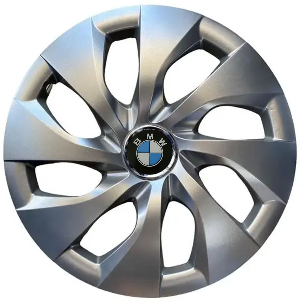 Автомобільні модельні ковпаки R16 BMW 416 4шт, SJS, сріблясті Київ - фото 1