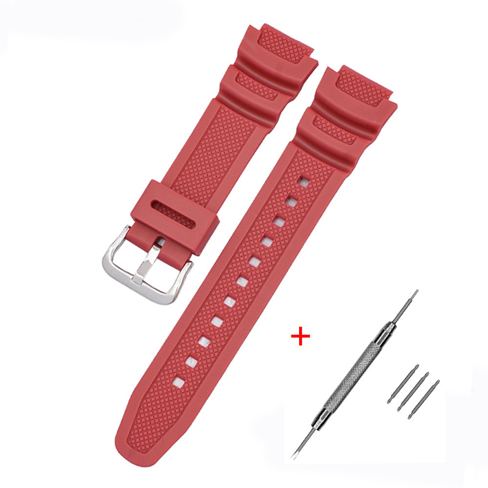 Ремінець для Casio G-Shock AE-1000/1200 Red SI SBR Київ - фото 1