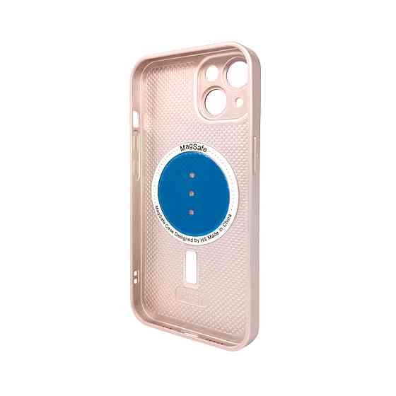Чохол для смартфона AG Glass Matt Frame Color MagSafe Logo for Apple iPhone 15 Chanel Pink Киев