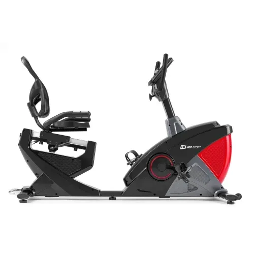 Горизонтальный велотренажер электромагнитный + мат Hop-Sport  070L Helix черно-красный Киев - изображение 10