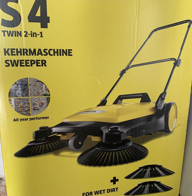 Karcher s4 twin 2 in1 підмітальна машинка подметальная замітарка Харків - фото 4
