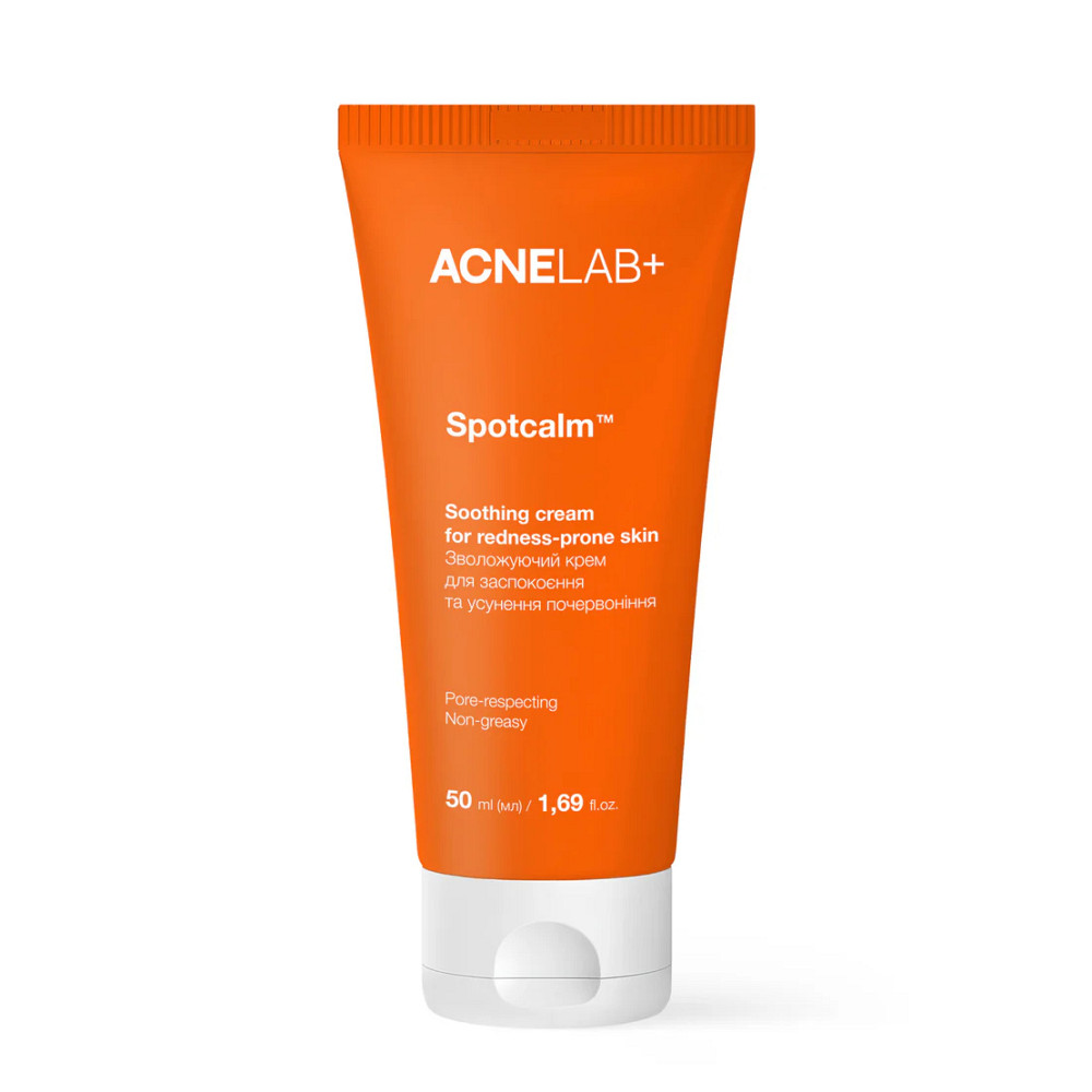 Увлажняющий крем для успокоения и устранения покраснений Spotcalm Soothing cream for redness-prone skin ACNELAB+ 50 мл Киев - изображение 8