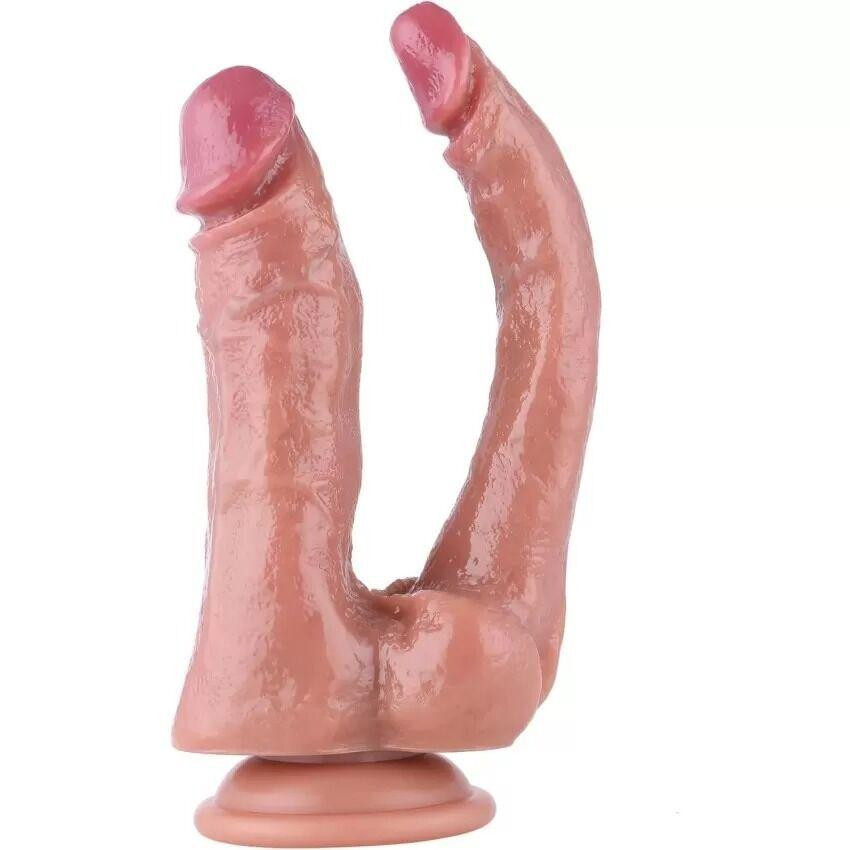 Подвійний фалоімітатор для секс-машин Hismith Double Penetrator, 9.25″ (м'яте паковання!!!) Sex Aura Київ - фото 5