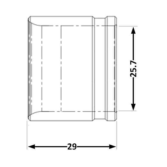 Гильза натяжная Icma №1031 d25x3,5 851031GX08 Киев