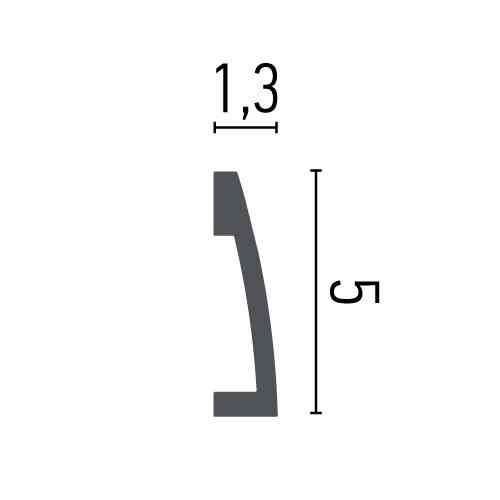 Плинтус полимерный Grand Decor HCR 505 Днепр