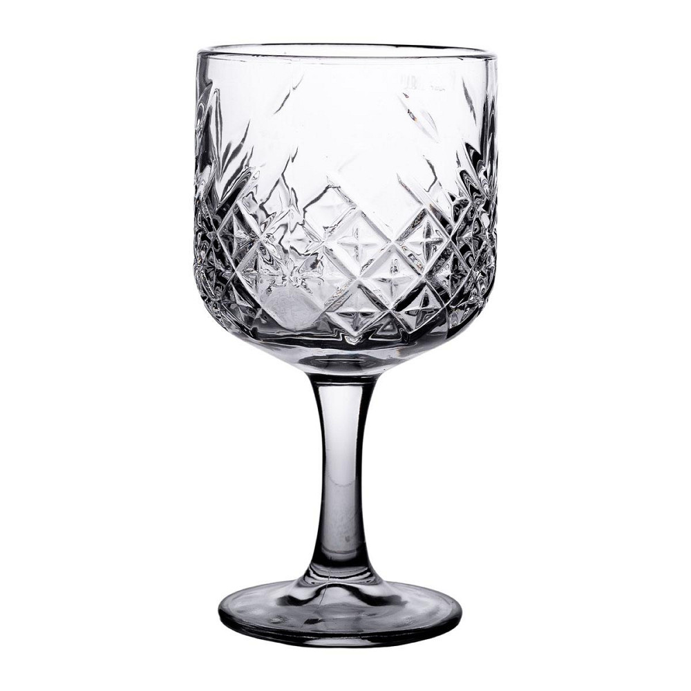 Бокалы для вина на высокой ножке набор 6 шт винный бокал стеклянный прозрачный 400 мл HP-YH-44 Киев - изображение 4