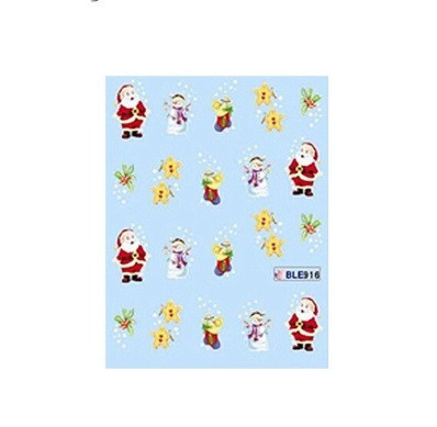 Новогодние наклейки на ногти Киев - изображение 1