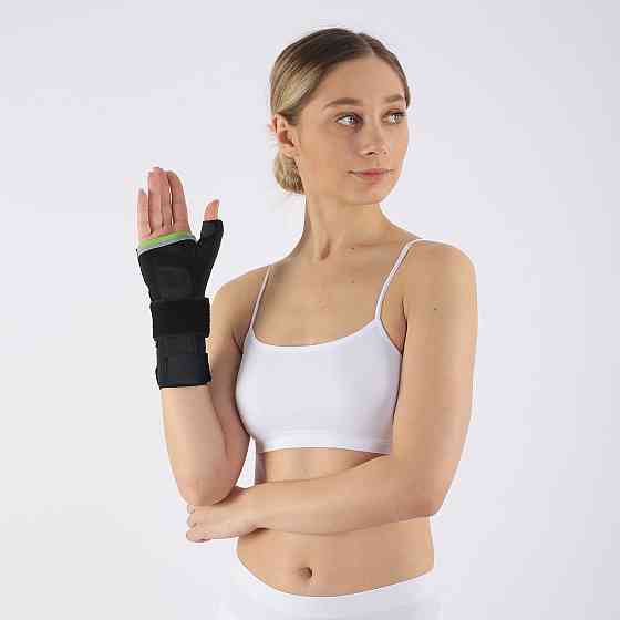 Бандаж для фіксації зап'ястя та великого пальця з металевою пластиною HS21, на праву руку Розмір XXL Кам'янець-Подільський