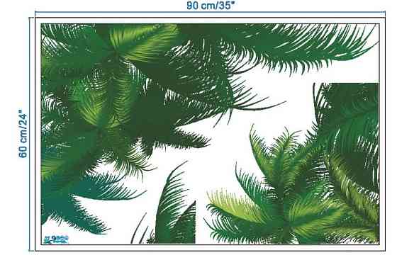 Наклейка на стіну "Пальма" - 90*60см Київ