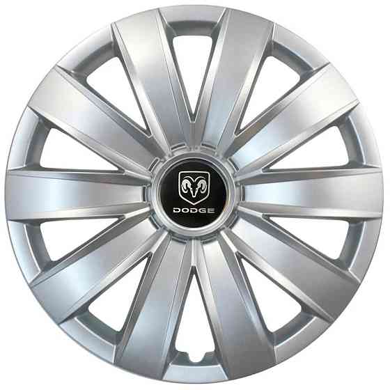 Автомобільні модельні ковпаки R16 Dodge 421 4шт, SJS, сріблясті Київ