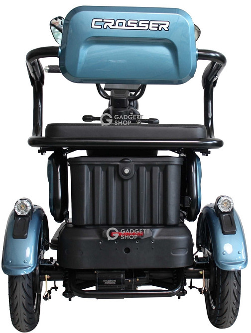Електроскутер триколісний Crosser TR1 PRO (1200ВТ 72В 24Ah) - Синий. Харьков - изображение 1