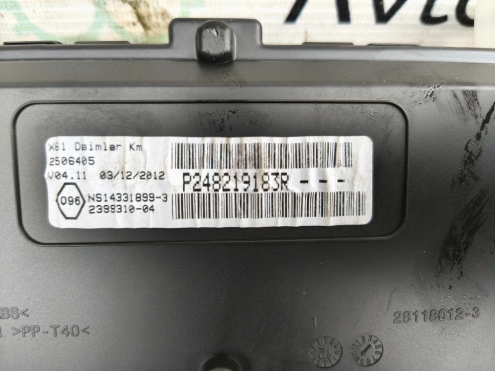 Панель приладів (спідометр) Mercedes Citan 1.5 cdi 2012-2020 (248219183R) Ковель - фото 3