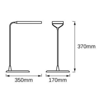Настольная лампа LEDVANCE LED PANAN DISC 5W 3000K (4058075472754) Винница