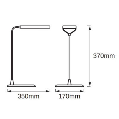 Настільна лампа LEDVANCE LED PANAN DISC 5W 3000K (4058075472754) Вінниця - фото 4