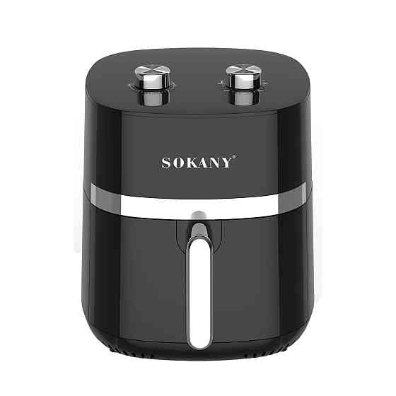 Sokany Аерогриль-фрітюрниця SOKANY 6.5 літрів 1500 Вт, чорна Коломыя