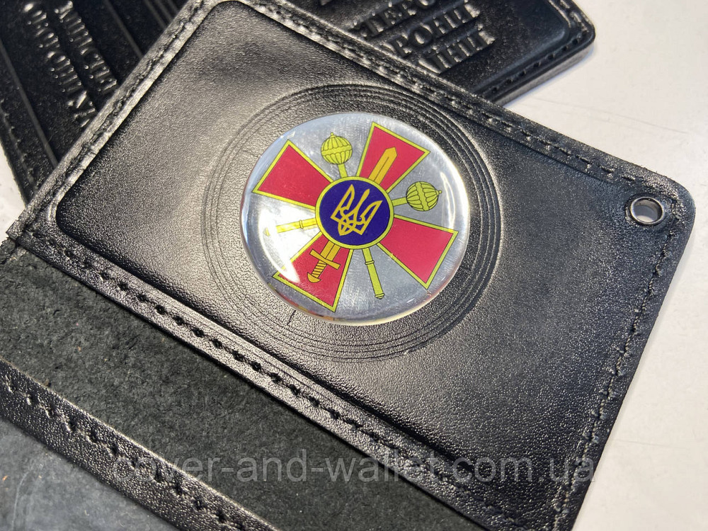 Обкладинка на посвідчення Міністерство оборони України із пластиковим шевроном Київ - фото 3