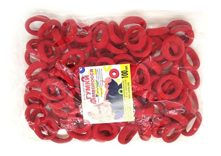 Резинки для волосся красиві безшовні 100 шт Київ - фото 1