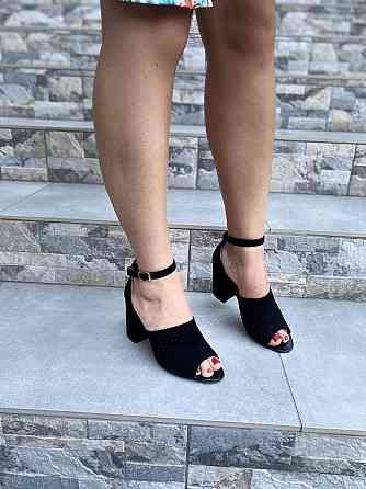 Stepter Босоніжки жіночі STEPTER 6420 чорні (літо, замша натуральна) (3788) Коломыя