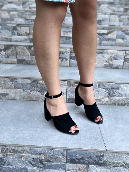 Stepter Босоніжки жіночі STEPTER 6420 чорні (літо, замша натуральна) (3788) Коломыя - изображение 5