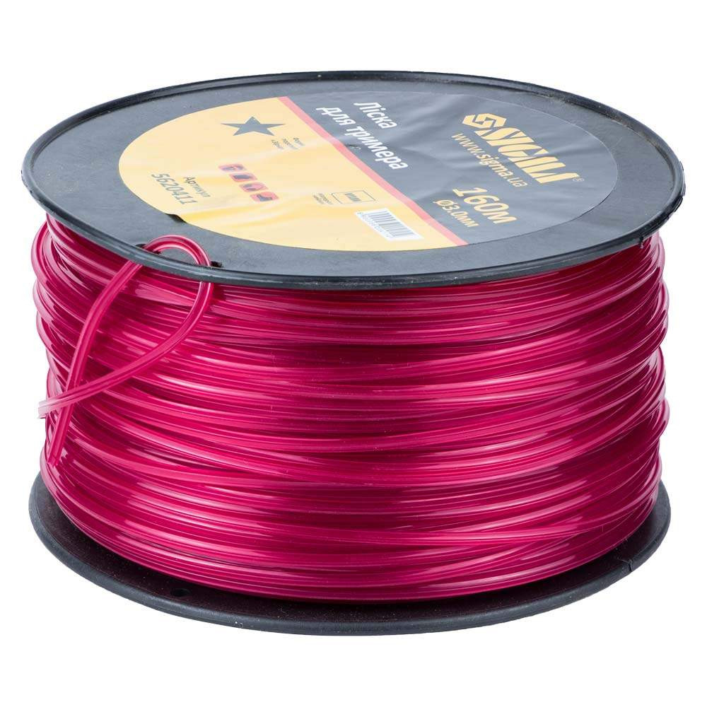 Sigma Леска для триммера звезда Ø3.0мм 160м катушка SIGMA (5620411) Киев - изображение 1