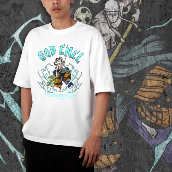 Футболка мужская с принтом Ван Пис God Enel Размер 48 Anime0239 Днепр
