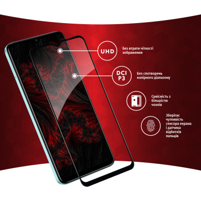 Стекло защитное Intaleo Full Glue Tecno Spark Go 2023 (1283126564840) Винница - изображение 4