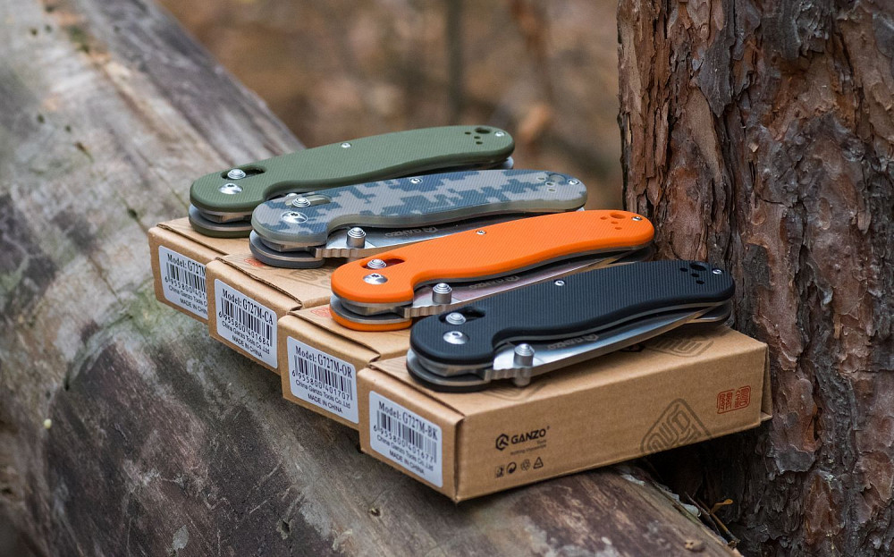 Ніж складаний Ganzo G727M камуфляж Київ - фото 7