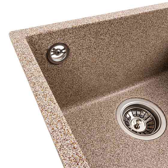 VALESO Гранітна мийка для кухні VALESO 4040 RUBA матова карамель Коломыя