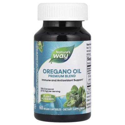 Травы Nature's Way Масло орегано, Премиальная смесь, Oregano Oil, Premium Blend, 60 вег (NWY-15181) Винница - изображение 1