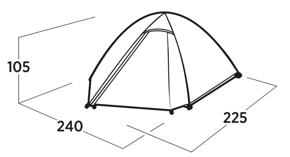 Палатка двухместная Easy Camp Rondane 2 (120469) Київ - фото 7