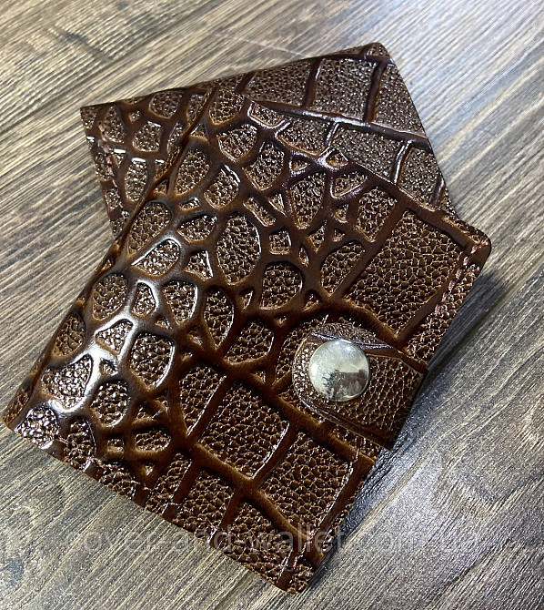 Красивый маленький женский кошелек из итальянской кожи ручной роботы ST Leather Киев - изображение 1