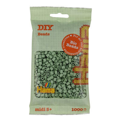 Набор для творчества Hama БИО серо-зеленых бусины, 1000 шт термомозаика (HM-190-101) Винница - изображение 1