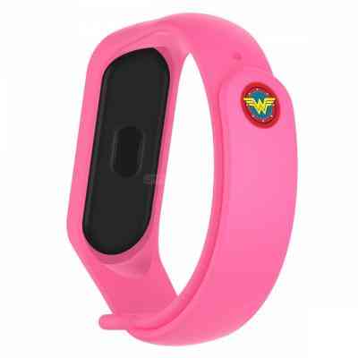 Ремінець до фітнес браслета Armorstandart Superhero Edition for Xiaomi Mi Band 4/3 Wonder Woman Pink (ARM55067) Вінниця