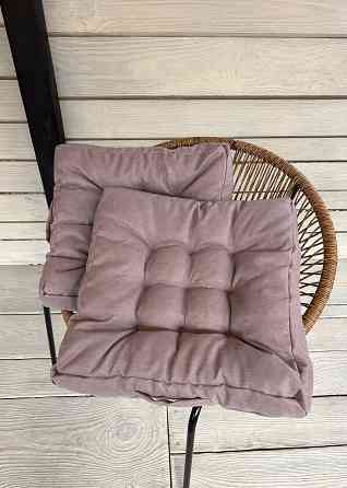 Подушка для стільців (50x50х8 см) Decorator Sawana колір пудровий 84-146 Київ