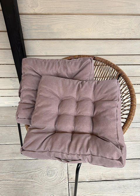 Подушка для стільців (50x50х8 см) Decorator Sawana колір пудровий 84-146 Київ - фото 5
