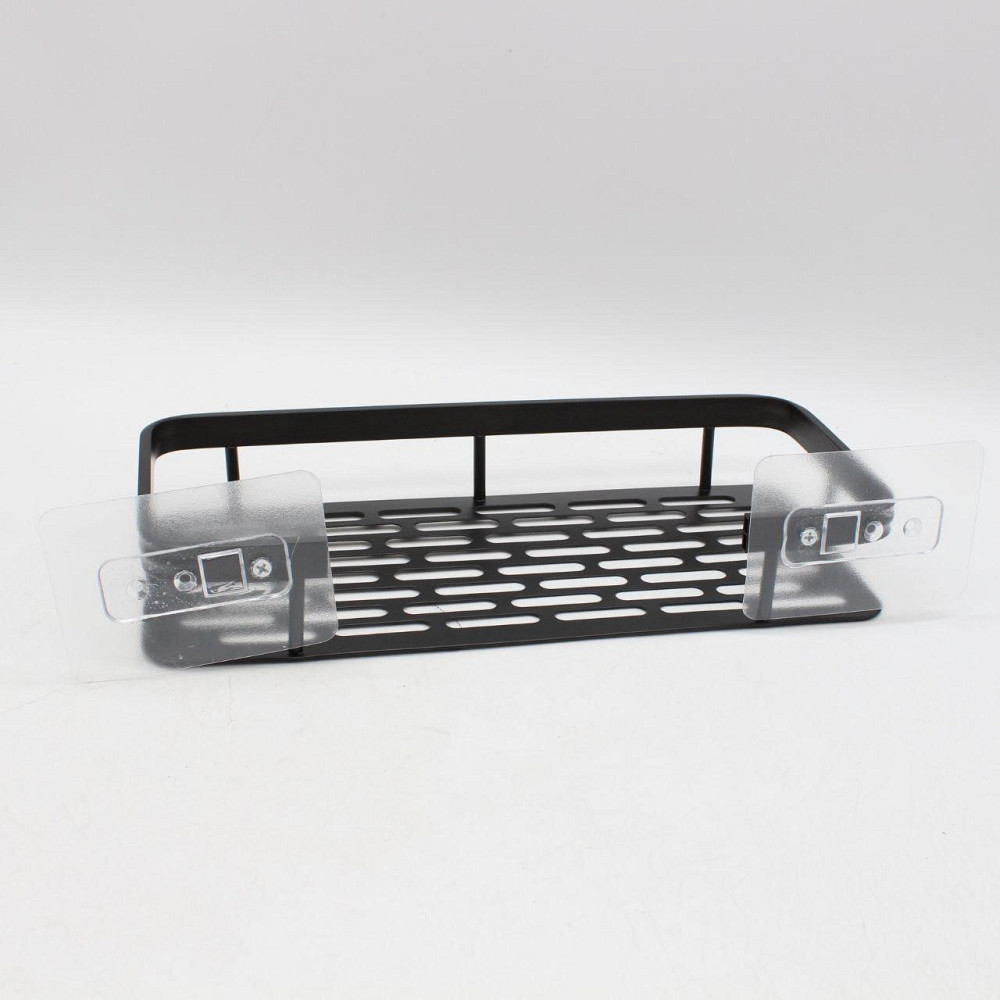 Металева полиця для ванної (30х13х4,5 см), до 10кг Bathroom shelf / Навісний органайзер для ванної кімнати Київ - фото 8