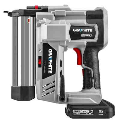 Гвоздезабиватель Graphite Energy+ 18V, гвозди до 50мм, скобы до 40мм, 2.64кг (без АКБ и ЗУ) (58G081) Винница