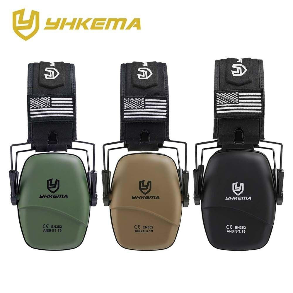 Навушники захисні тактичні Yhkema NRR 25dB із шумозаглушенням (Чорний) Вінниця - фото 7