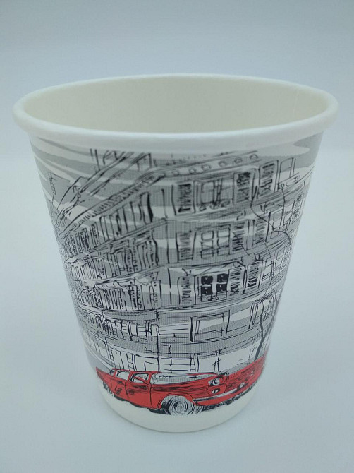 Стакан картонний 2х шаровий 250мл " малюнок (25 шт) Харків - фото 3