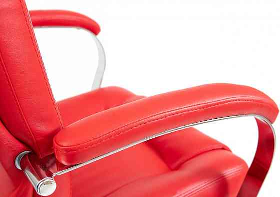 Офісне Крісло Керівника Richman Alberto Boom 16 Хром М3 MultiBlock Червоний Київ