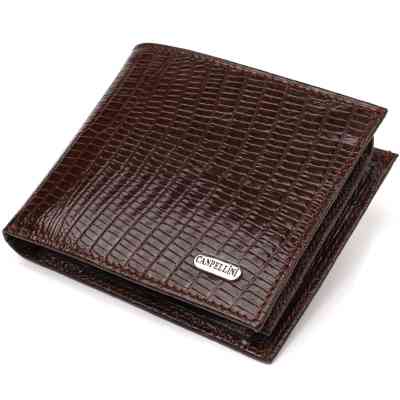 Портмоне Canpellini Из натуральной кожи Коричневое (21785) Винница