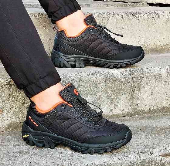 Кросівки MERRELL ТЕРМО Gore-Tex Чоловічі Чорні з Жовтогарячим Мерелл (розміри: 41) Дніпро