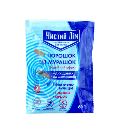 Порошок від мурах 65гр Чистий Дім Житомир