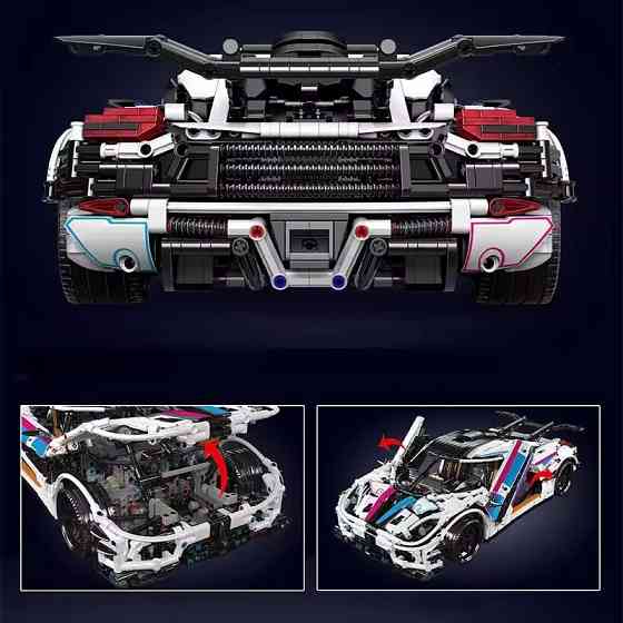 Конструктор спортивный автомобиль.Суперкар “Koenigsegg” на 3063 детали,белая Каменец-Подольский